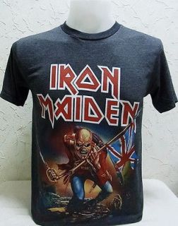   Maiden Vtg. Rock Nice Cool Men Thin&Soft Elastic Jersey T Shirt, L