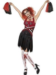 Zombie Living Dead Girl Cheerleader Adult Scary Costume