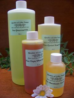   CARRIER BASE OILS FOR SOAP MAKING, OR WITH ESSENTIAL OILS, CHOOSE SIZE