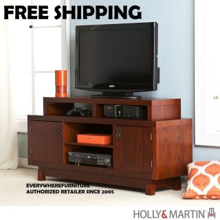 Asher TV Media Stand Cabinet Console Center Modern Contemporary 