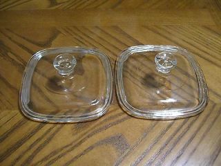Petite Pan GLASS Lids fit P 41 & P 43 Pyrex Corning Ware Dishes NEW 