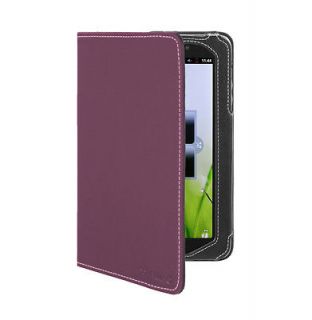   IdeaPad A1 7 inch Tablet Purple Faux Leather Version Stand Cover Case