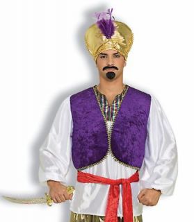   shirt vest sheik genie sultan sinbad adult costume accessories men