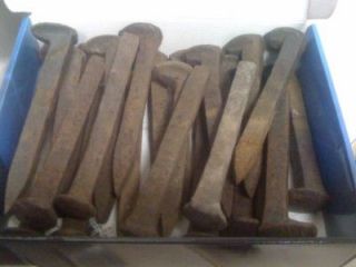 25 Railroad Spikes *Crafts, Knives, Blacksmithing* 6.5 High Carbon 