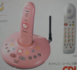 1998 Vintage Sanrio Hello Kitty Voice Sensor Cordless Phone*Japan