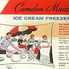 VTG 60s Camden Maid Ice Cream Freezer Print AD brochure electric maker 