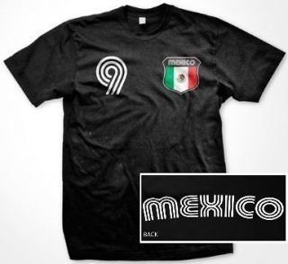 Mexico Flag Shield T Shirt Jersey Mexican Futbol Soccer