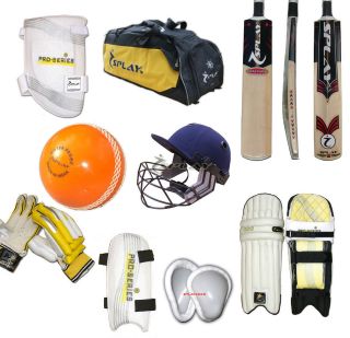 Cricket Kit Set Bat Ball Helmet Pad Leg Guard Gloves Complete Pro Pads