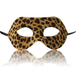   Brown Leopard Venetian Mardi Gras Costume Masquerade Christmas Mask