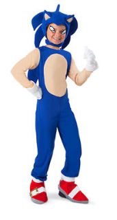 Kids Sonic The Hedgehog Video Game Costume Size Large