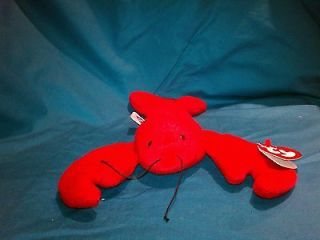 TY PINCHERS the LOBSTER BEANIE BABY 3RD GEN HANG TAG CT