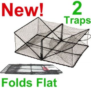 Fish/Crab Traps,Fishing Wire Bait Net/Trap,1/2 Square Poly Mesh,New