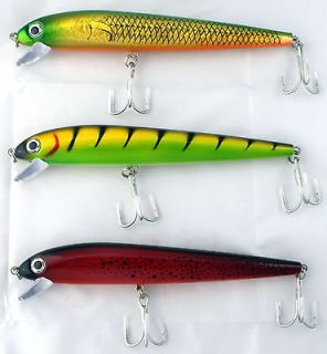 NEW 7 1/2 Inch Musky Lures Crankbait with Rattle Northern Pike Trout 