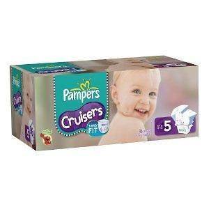 Pampers Cruisers 3 Way Fit Size 5 168 ct boys girls diapers cheap