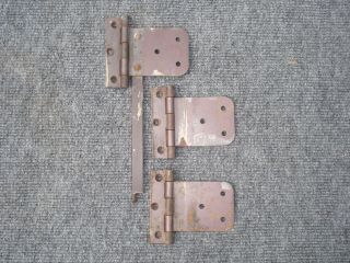   1950s PAY TELEPHONE WOODEN PHONE BOOTH WESTERN ELECTRIC DOOR HINGES