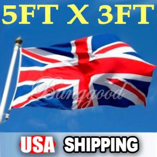   Flag Outdoor Indoor UK Great British Banner 3X5ft 150 x 90 cm New