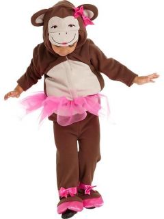 New Old Navy Girl Monkey Ballerina Halloween Costume 4T 5T Sold out