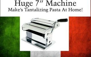New 7 Pasta Maker Making Machine Roller Noodle Spaghetti Stainless 