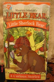   LITTLE SHERLOCK BEAR 4 Curious Stories RARE on VHS NEW SEALED