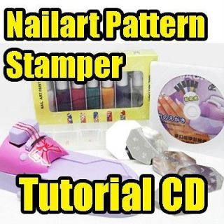 DIY Nail Art Polish Printer Stamper Machine Kit 54095