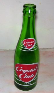 Vintage7 Oz.Crystal Club Soda Bottle Crystal Soda & Water Company 