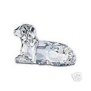 Swarovski Crystal Figurine #631437, Mother Sheep Lying. In box w 