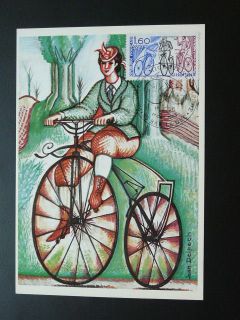 bicycle cycling penny farthing maximum card 46988