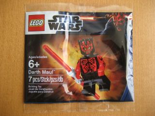   New & Sealed Lego Starwars Darth Maul Minifig ~ Exclusive Promo Set