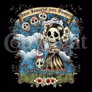 Amor Inmortal Para Siempre T Shirt Immortal love Forever Day Of The 