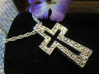   Art Deco Gold Cross w/ Chain ~ by CELEBRITY Deal of the Day
