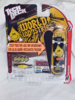 TECH DECK WORLD INDUSTRIES SKATEBOARDS 96mm FINGERBOARD yellow