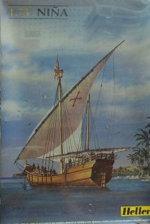 Heller 1/75 Nina Sailing Ship (Columbus Voyage) French Made New