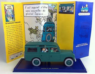 VOITURE TINTIN CAR ATLAS n°43 Land Rover 109 SW années 70 Tintin et 