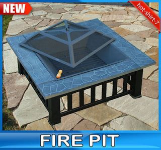 New Outdoor Metal Firepit for Patio Garden Fire Pit Cover