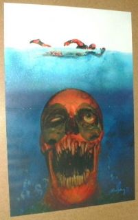   One Deadpool Jaws Homage Arthur Suydam Marvel Marvel Comic Poster