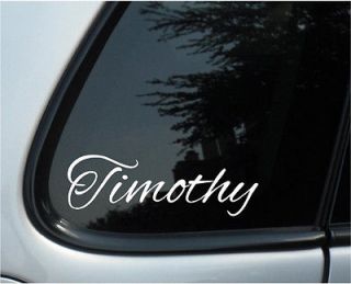 Personalized Name Vinyl Car/Laptop, Netbook Decal Stickers X2