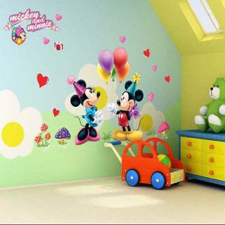   lovely Animals Mickey and Minnie Mouse Decor Decals VINVY Wall Sticker