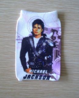 MICHAEL JACKSON History Mobile Cell Phone Sock Pouch MP3 iPod Case