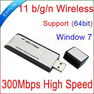   300Mbps WiFi Wireless Network Lan Card Adapter 802.11n/g/b Win 7 300M