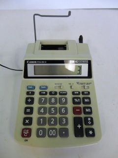Canon P23 DH II 12 Digit 2 Color Print Calculator Adding Machine w 