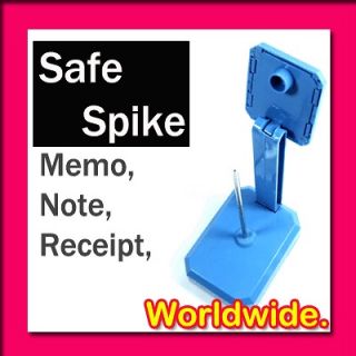 New Safe Memo Holder Spike Stick for Bill Receipt Note Paper Order 