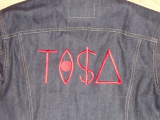 Vintage Tisa Levis Jacket TI$A Taz Arnold Snapback Rare