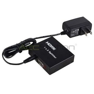 Input 2 Output HDMI Splitter Repeater Amplifier For PS3 Xbox 360