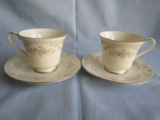   Diana Romance pattern footed tea cup saucer 1981 Princess Diana