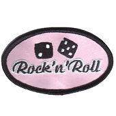 ROCK & ROLL/DICE PATCH rockabilly psychobilly punk rock greaser 