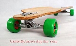   fiber Drop Through longboard skateboard sliding board 40*9.5 F