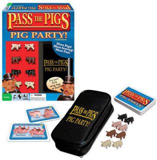 Pass the Pigs Party Ed. Family Game Dice Travel (8) Pig, More Pigs 