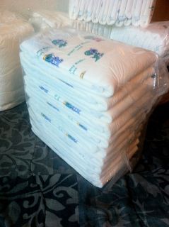 10 Diapers   Vintage Pampers Replicas   plastic backed   Medium ABDL 