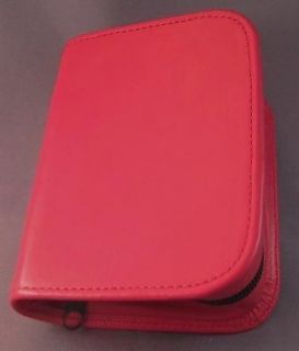 Diabetic Glucometer / Glucose meter case   Premium Red Leather