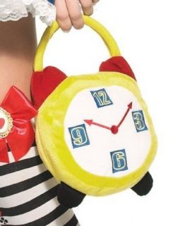 Halloween Costume Alice in Wonderland Alarm Clock Purse